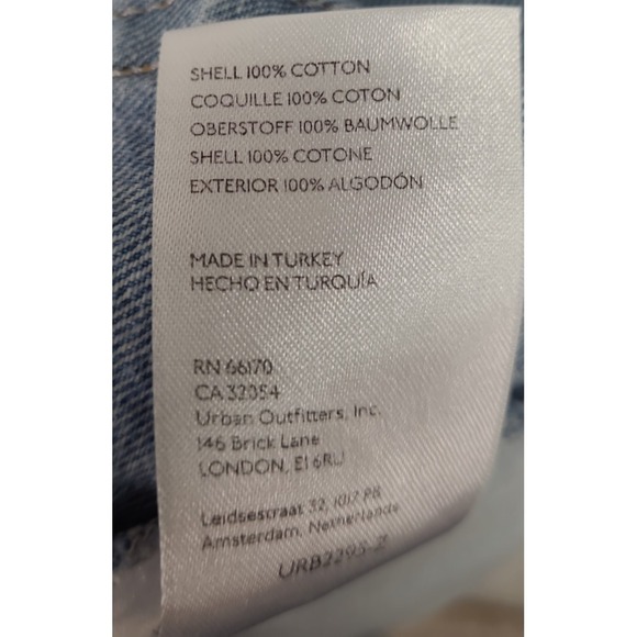 BDG Urban Outfitters Womens Summer Cutoff Denim Jean‎ Shorts Sz 26 Button Fly - Picture 6 of 14